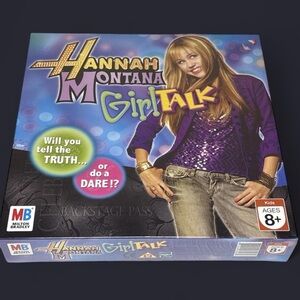 Hannah Montana GirlTalk Board Game by Milton Bradley - Purple